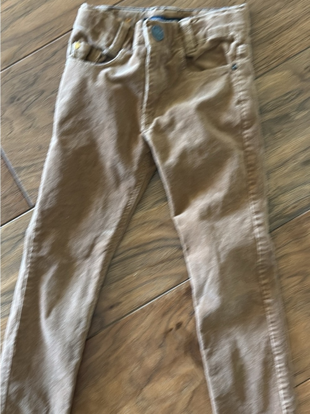 IKKS Slim Fit Brown corduroy pants